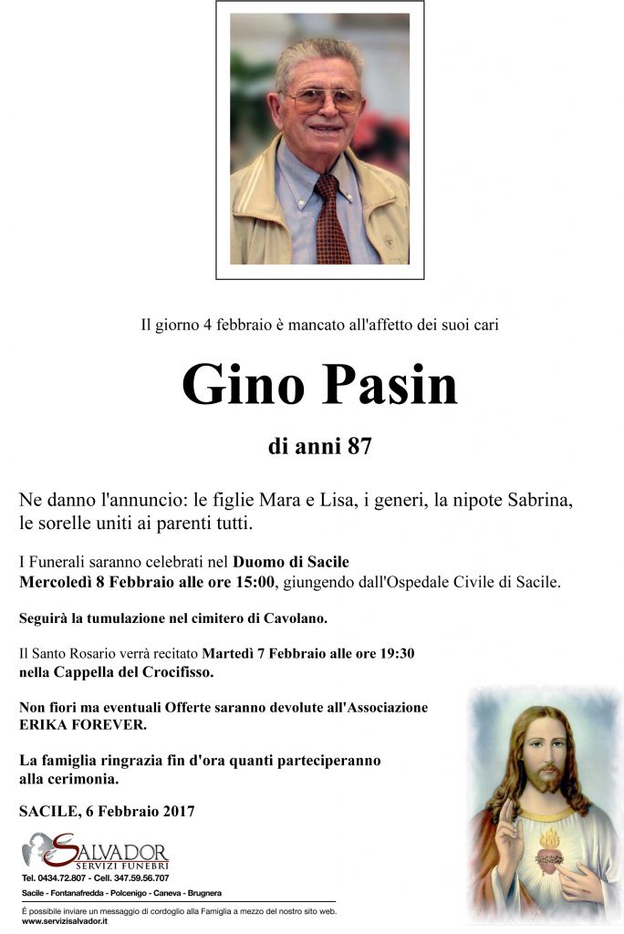 Epigrafe Pasin Gino (Sacile)