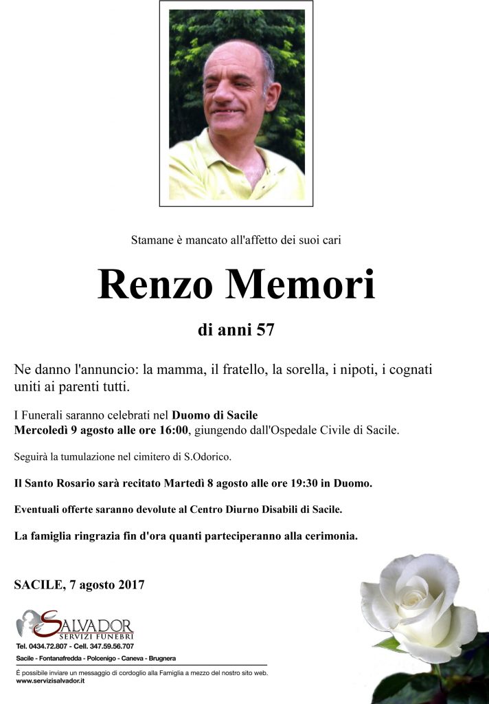 Epigrafe def. Memori Renzo