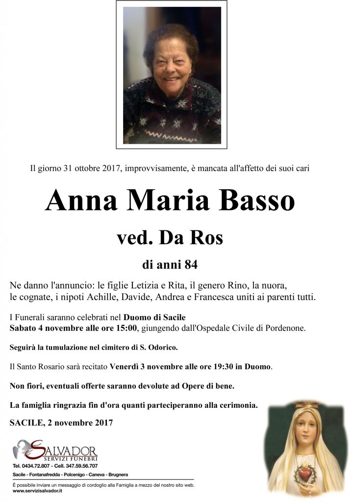 Epigrafe def. Basso Anna Maria